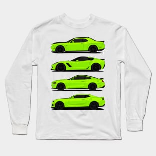 AMERICAN MUSCLE LIME Long Sleeve T-Shirt